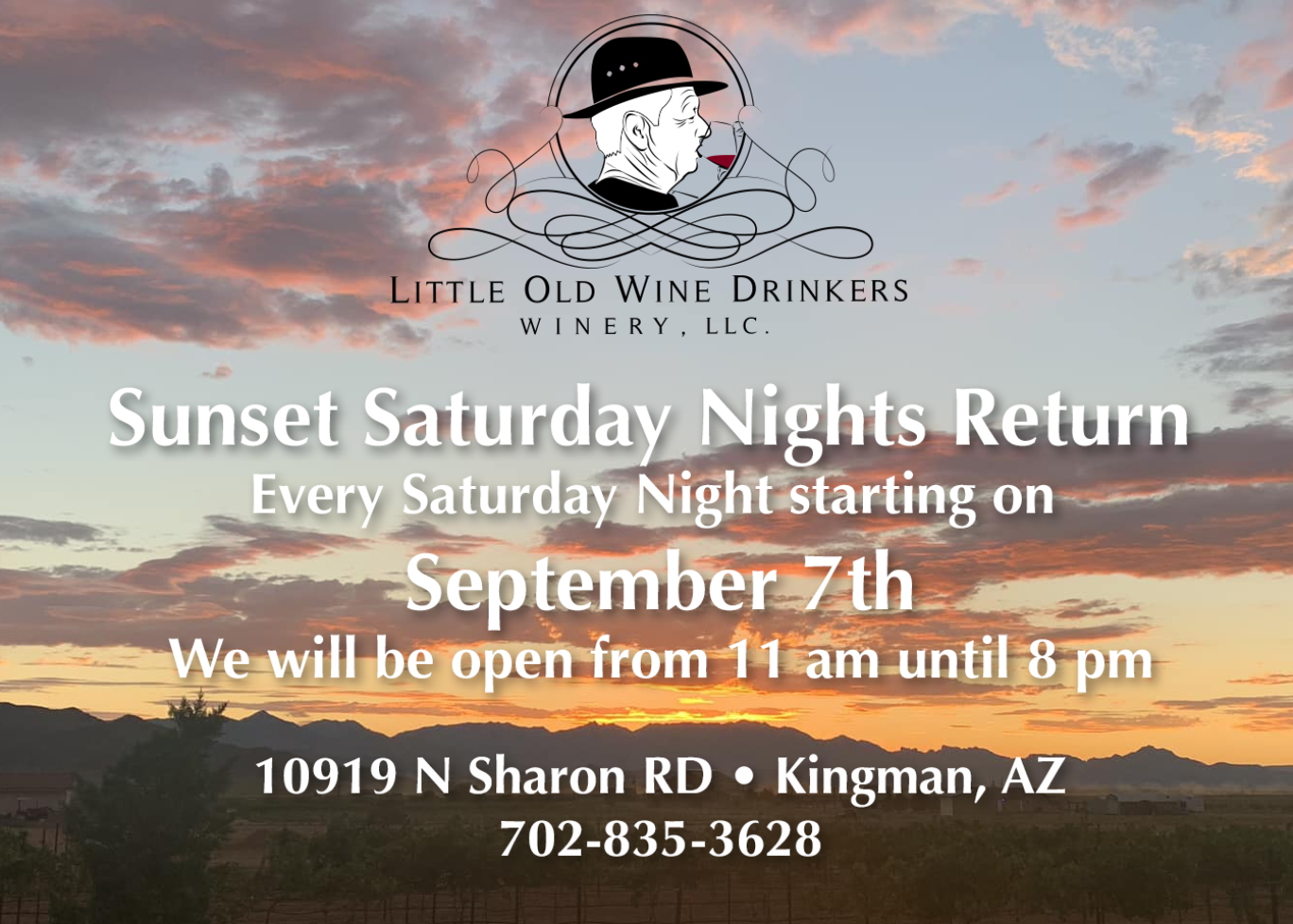 Sunset Saturday Nights Return Starting September 7th!